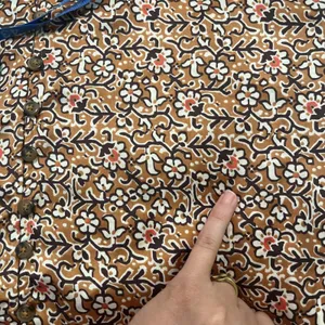 anthropologie maeve Aryana Button Up Floral 4 Boho Silky Blouse Sleeveless Tunic thumbnail 9