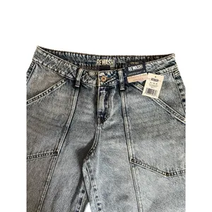 New York ReWash Women's Jean‎ Indigo Low Rise Wide Leg Size 7 Style J28121AW3 thumbnail 6