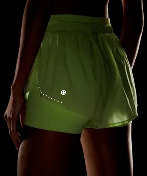 ✨Lululemon Translucent 2-in-1 High-Rise Lemongrass 3” Sz XXS Shorts✨ thumbnail 6