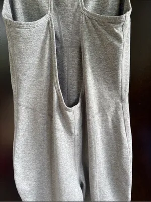 EUC Free People Movement Ashford Side to Side Performance Jumpsuit Grey Large thumbnail 11