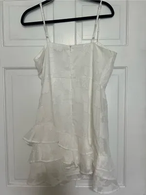 Lulu's White Lace Slip Dress with Spaghetti Straps thumbnail 5