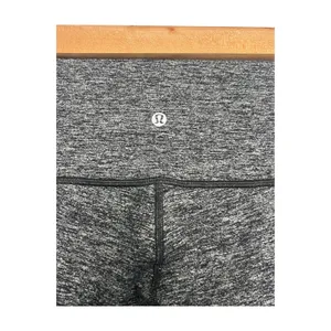 Lululemon Wonder Under High Rise Tight Womens 8 Gray Space Dye Yoga Pants Gym thumbnail 6