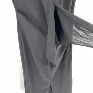Zara Black Sleeveless V-Neck Tie Front Knot Midi Dress Small thumbnail 2