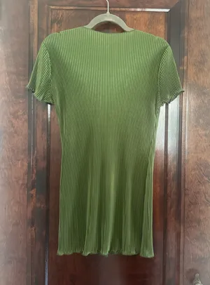 Green T-Shirt Dress thumbnail 1