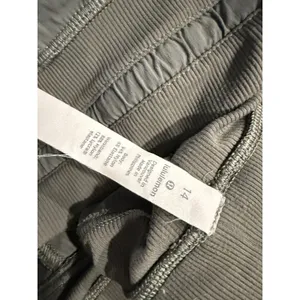 Lululemon Dance‎ Studio Pant Unlined Sage Green Pinstripe Size 14 Jogger thumbnail 6