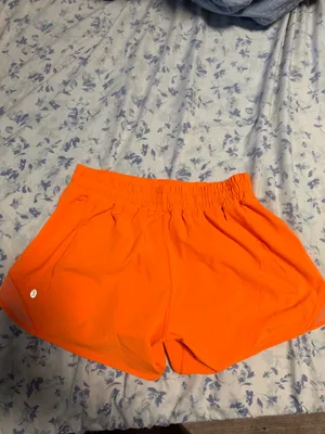 Orange Lululemon Shorts Hotty Hot 4" High-Rise thumbnail 2