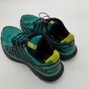 Salomon XR Mission CS ClimaShield Trail Running Shoes Teal Black Lime size 9.5 thumbnail 8