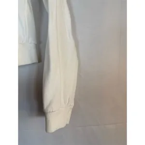 Brandy Melville ZAFUL Cropped Full Zip Hoodie Jacket Womens Size S White Casual thumbnail 10