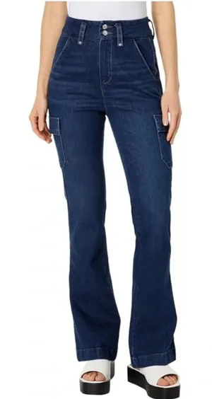 PAIGE Dion Jeans with cargo pockets size 31‎ dark wash thumbnail 1