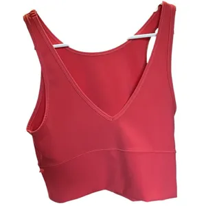 Lululemon Top Women’s Size 8 Pink Punch Power Pivot Tank Activewear Workout thumbnail 2