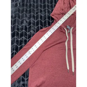 Vuori Women's Halo Essential Hoodie Red DreamKnit Pullover Lightweight Sz Xs thumbnail 8