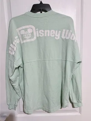 Disney Mint Green Crewneck with Subtle White Disney Parks Print Graphic small thumbnail 5