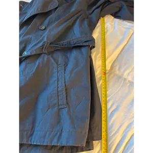 Eddie Bauer Womens Black Double Breasted Belted Trench Coat Jacket Size XL thumbnail 7