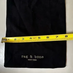 Rag and Bone black drawstring dust bag thumbnail 4