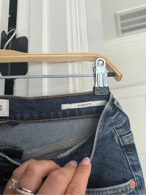 Citizens of Humanity Charlotte Jeans high‎ rise straight button fly new thumbnail 3