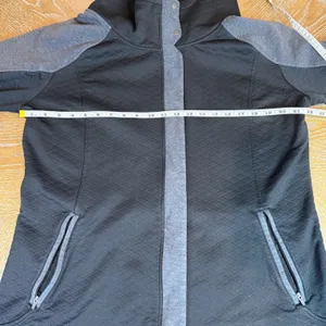 The North Face Recover Up Quilted Jacket Black Grey Longline Zip Up Womens XL thumbnail 7