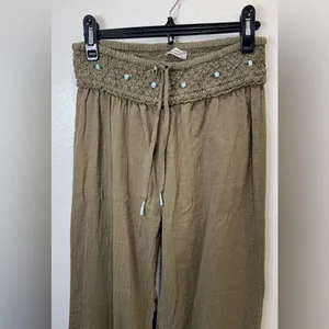 Intimately Free‎ People NWOT Sweet As Roses Lounge Set Olive green Size XS thumbnail 15