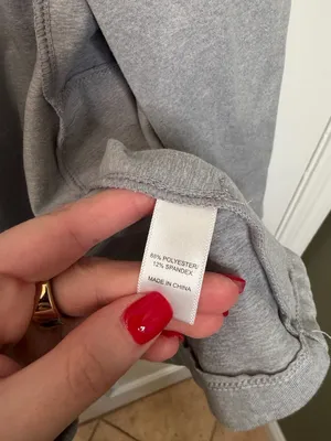 Cuddl Duds Flexwear Long Sleeve Wrap Light‎ Heather Gray Size Medium thumbnail 3
