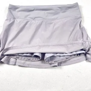 Lululemon Tennis Skirt Skort Womens Play Off The Pleats Golf Silver Lilac Size 6 thumbnail 9