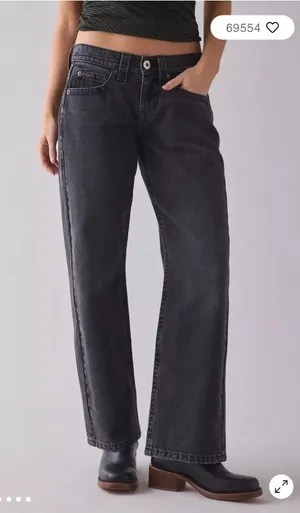 BDG Urban Outfitters Kayla Low Rise Jeans Black thumbnail 1