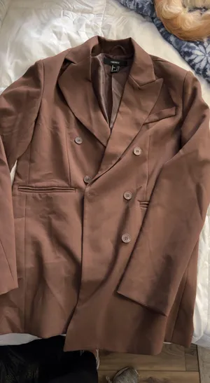 Forever 21 Brown Blazer Oversized thumbnail 3