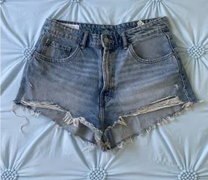 ZARA Jean Shorts High-Waisted thumbnail 1