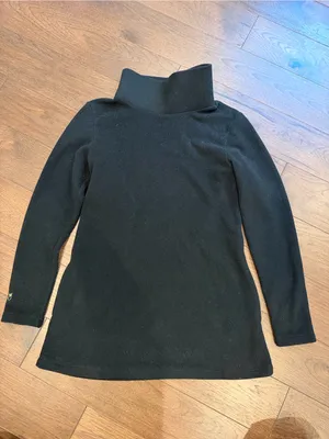 Dudley Stephens Black Cobble Hill Turtleneck Medium - C67-113 thumbnail 2