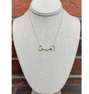 Genuine Sterling Silver Snaffle Bit Necklace thumbnail 3
