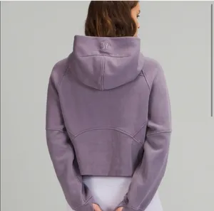 Lululemon Scuba Oversized 1/2 Zip Hoodie In dusky Lavender XS/S NWT thumbnail 3