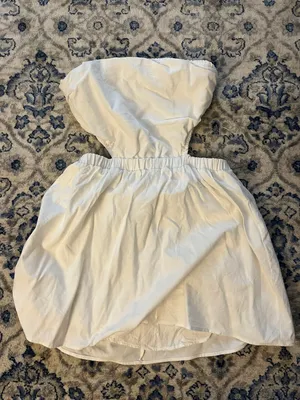 White Cutout Dress thumbnail 3