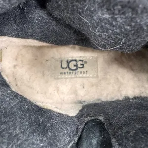 Ugg Lorna Black Boots Waterproof Genuine Leather Wool Lined 8.5” Shaft Size 8.5 thumbnail 9