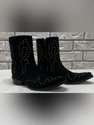 Ariat Siren X Toe Western Boot Black Suede Size 7 thumbnail 3