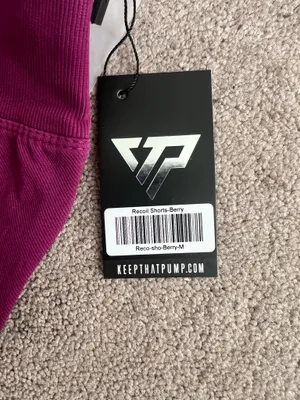 Keep That Pump workout shorts Purple Size M thumbnail 6