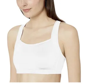 New Balance Breakthrough High Impact Sports Bra White 32B NWOT NB DRY Running thumbnail 1
