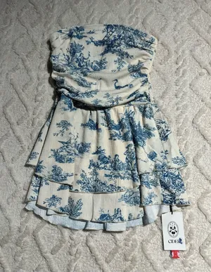 Cider strapless mini dress medium thumbnail 1