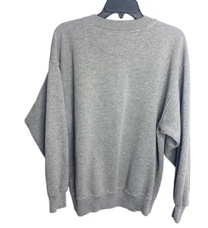 Vintage USA embroidered sweatshirt gray 90s large thumbnail 5