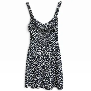 REFORMATION Humphrey Dress Navy White‎ Abstract Animal Print Mini Sweetheart 4 S thumbnail 5