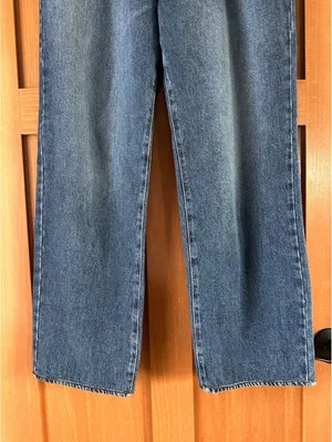 Pilcro Anthropologie High Rise Relaxed Wide Leg Jeans Women’s size 30T Tall thumbnail 4