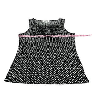 JONES STUDIO stretchy polkadot tank thumbnail 2