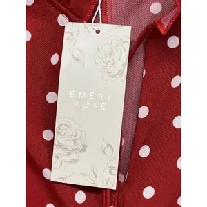NWT Emery Rose Women's Dress Size Small Red‎ White Polka Dot Sleeveless Shift thumbnail 4