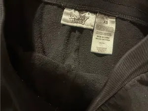 Looney Tunes Black Joggers with Green Camo 'Bad to the Bone' Graphic thumbnail 2