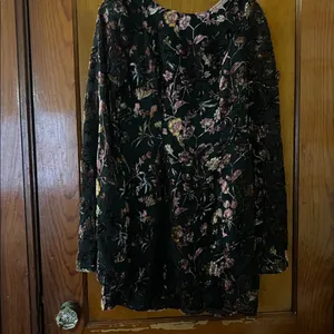 Lulus Charismatic Influence Black Burnout Velvet Cowl Back Mini Dress medium thumbnail 5