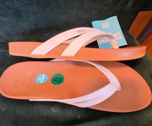 Reef 8 Cushion Spring Joy White Flip-Flop Sandals thumbnail 1