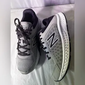 New Balance Gray and Black Athletic Sneakers thumbnail 5