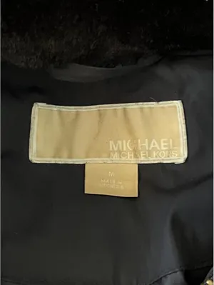 Michael Kors Quiet Luxury Down Puffer Hooded Belted Coat size medium thumbnail 6