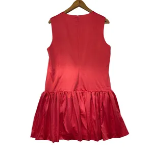 ELLIATT Jubilee Dress Melon Pink Red Sleeveless Drop Waist‎ Mini Dress XL NEW thumbnail 5