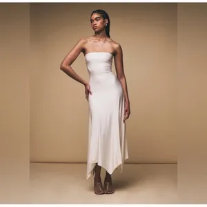 NWT Ser.o.ya Lucia Strapless Maxi Dress Porcelain Sz Large‎ $398 thumbnail 5
