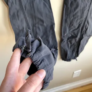Athleta dark gray hiking pants women's XS nylon trousers pockets‎ no drawstring thumbnail 7