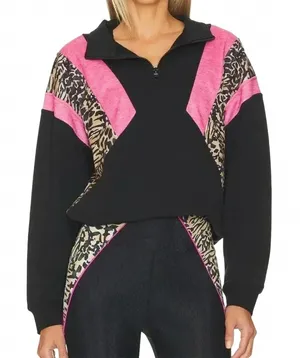 Beach Riot Maxine Half Zip Sweatshirt Revolve Anthropologie Women Size Small NWT thumbnail 1