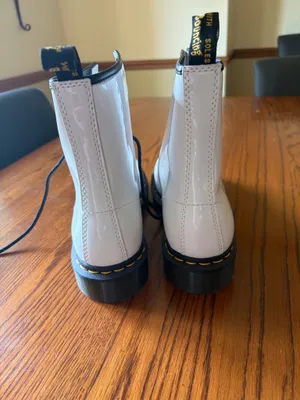 Dr. Martens White 1460 Boots thumbnail 3